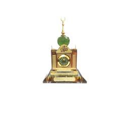 Crystal Mecca Clock Tower (Gold Plated)-Small